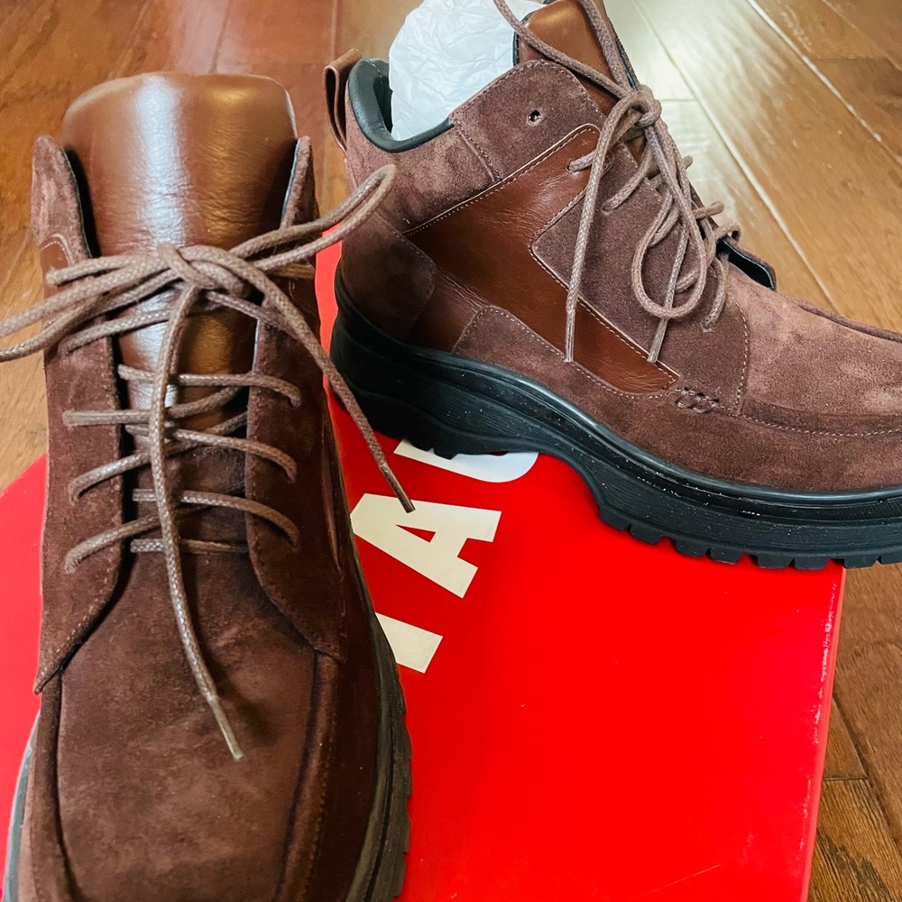 Staud Rocky Boot Mahogany Black 38.5/8